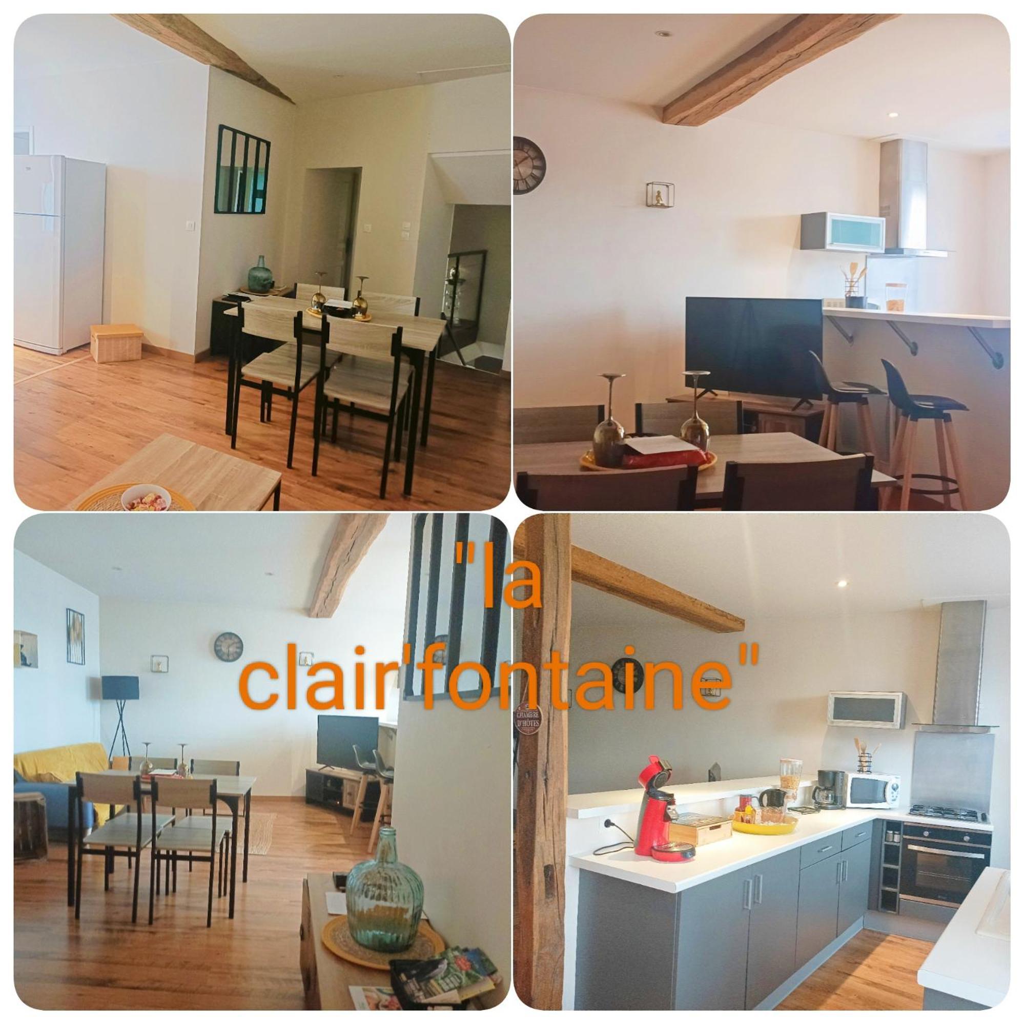 La Clair'Fontaine Apartment Clairvaux Екстериор снимка